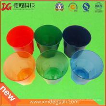 Copo plástico descartável colorido customizável